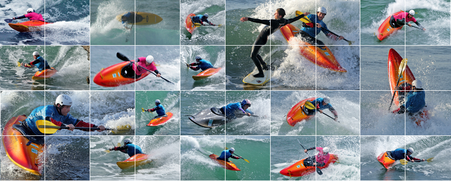 Canoe collage