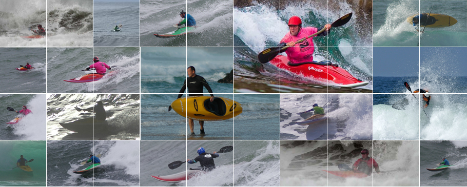 Canoe collage